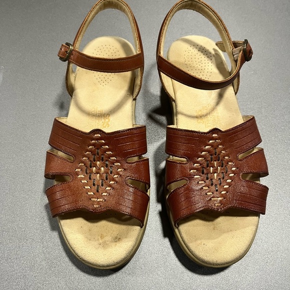 SAS Tripad Comfort Made in the USA Brown Leather Sandals Size 8.5 M - Picture 9 of 9
